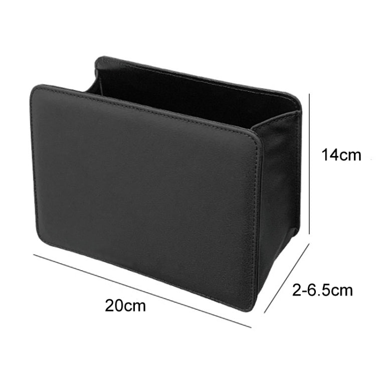 Car Folding Trash Can Multifunctional Seatback Hanging Storage Box(Wine Red) - free shipping - PMC TechLife - Order now!