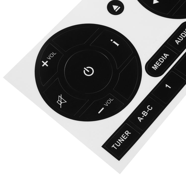 For Fiat 500 Multimedia Button Repair Sticker - Decorative Sticker by PMC TechLife | Online Shopping South Africa | PMC TechLife | Buy Now Pay Later Mobicred