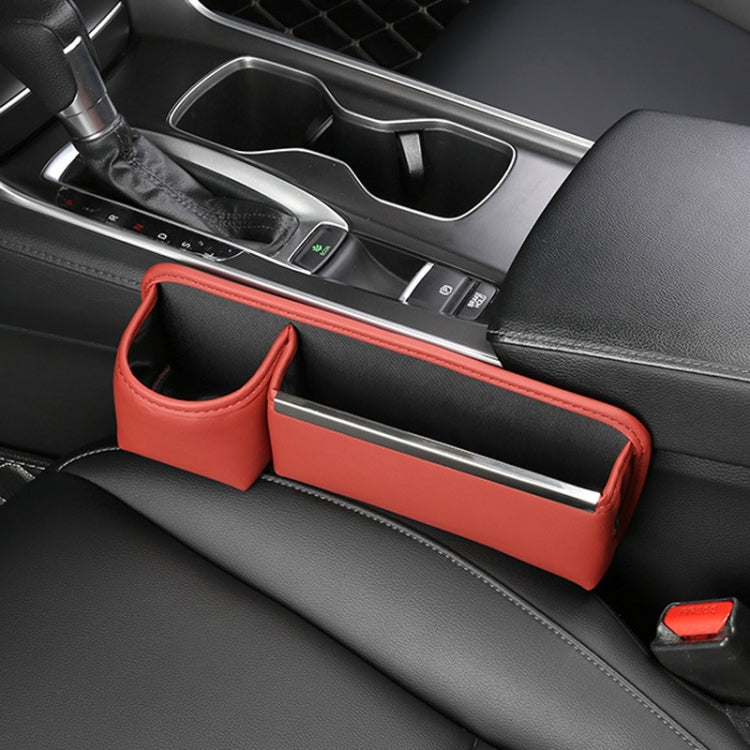 Automotive Seat Clamp Seam Organizer Car Decoration Storage Bag Water Cup Model, Style: Main Driver Saddle Brown - Stowing Tidying by PMC TechLife | Online Shopping South Africa | PMC TechLife | Buy Now Pay Later Mobicred