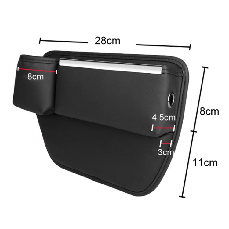 Automotive Seat Clamp Seam Organizer Car Decoration Storage Bag Water Cup Model, Style: Main Driver Red - Stowing Tidying by PMC TechLife | Online Shopping South Africa | PMC TechLife | Buy Now Pay Later Mobicred