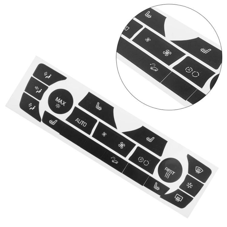 For BMW E90/E91/E92/330I 2006-2011 Air Conditioning Panel Button Repair Sticker - Decorative Sticker by PMC TechLife | Online Shopping South Africa | PMC TechLife | Buy Now Pay Later Mobicred
