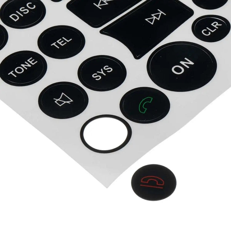 For Mercedes Benz C/E/GLK/W 2007-2014 Radio Button Repair Sticker(Style Two) - Decorative Sticker by PMC TechLife | Online Shopping South Africa | PMC TechLife | Buy Now Pay Later Mobicred