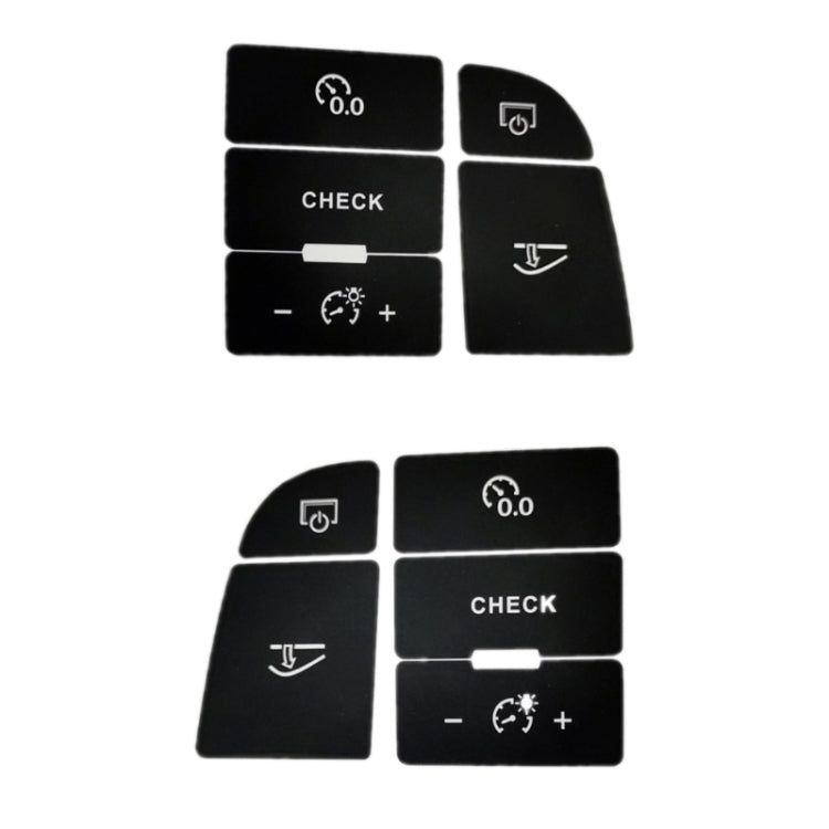 For Audi A6/A6L 2005-2011 Central Control Button Repair Sticker(For Right Driving) - Decorative Sticker by PMC TechLife | Online Shopping South Africa | PMC TechLife | Buy Now Pay Later Mobicred