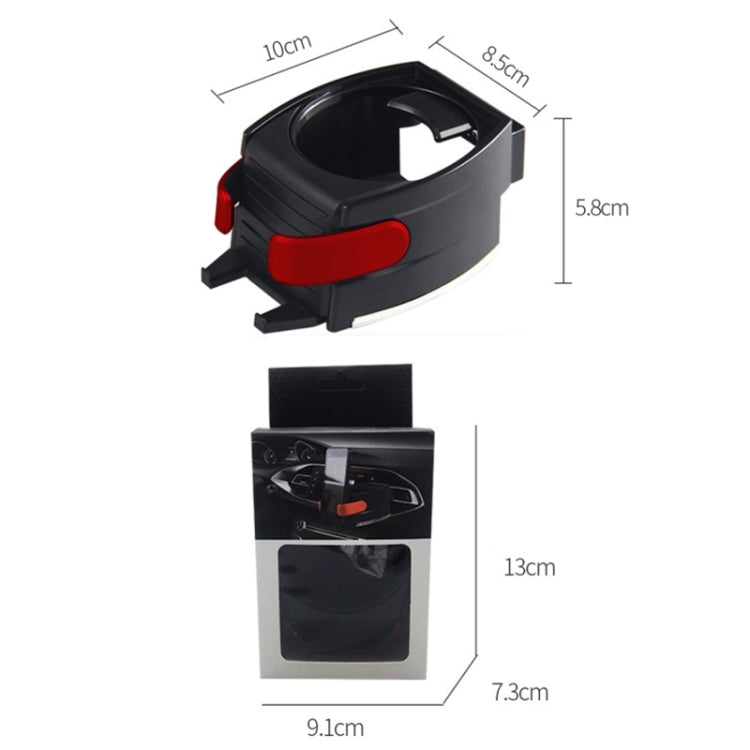 Car Air Conditioner Air Outlet Mobile Phone Water Cup Holder(Red) - Car Drink Holders by PMC TechLife | Online Shopping South Africa | PMC TechLife | Buy Now Pay Later Mobicred