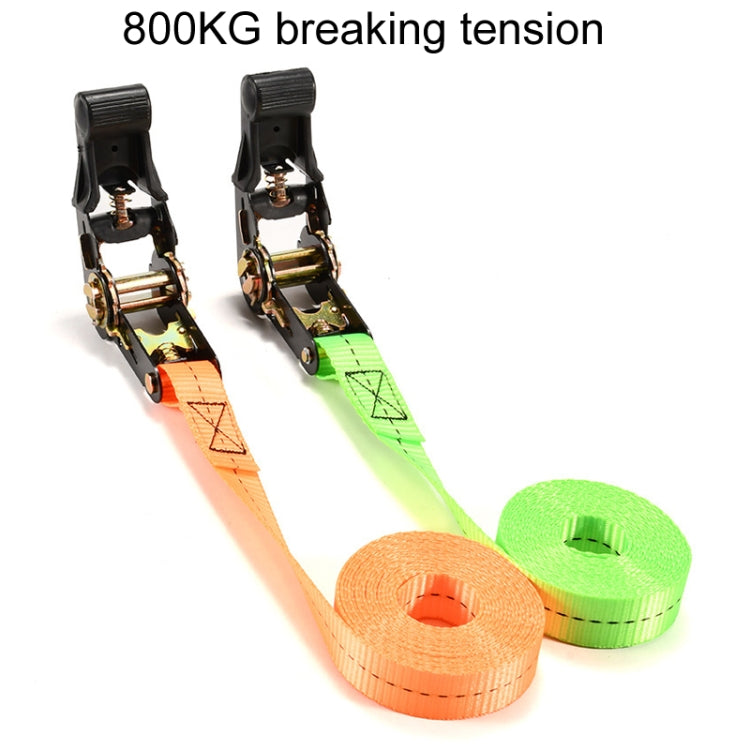 Motorcycle Ratchet Tensioner Cargo Bundling And Luggage Fixing Straps, Specification: Orange 4m - Towing Bars by PMC TechLife | Online Shopping South Africa | PMC TechLife | Buy Now Pay Later Mobicred