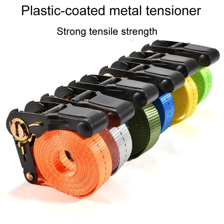 Motorcycle Ratchet Tensioner Cargo Bundling And Luggage Fixing Straps, Specification: Orange 3m - Towing Bars by PMC TechLife | Online Shopping South Africa | PMC TechLife | Buy Now Pay Later Mobicred