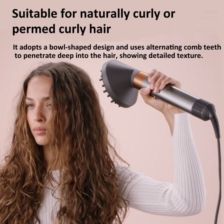 For Dyson Airwrap HS01 HS05 Diffuser Attachment Nozzle Replacement Parts(Gold) - Dyson Accessories by PMC TechLife | Online Shopping South Africa | PMC TechLife