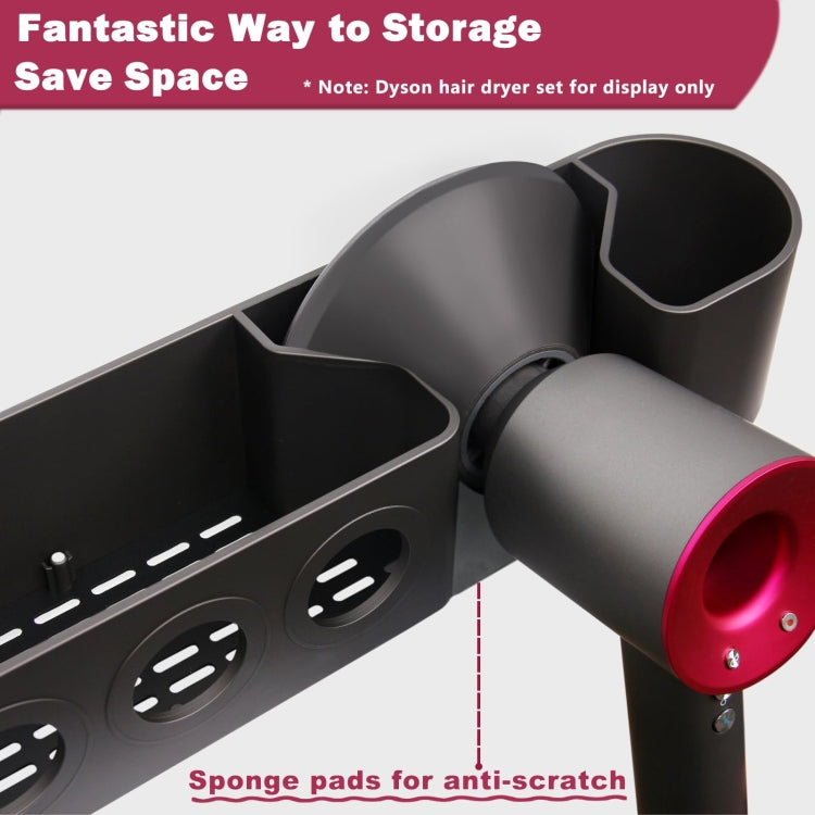 For Dyson Hair Dryer  HD08  Bracket Bathroom Storage Organizer Shelf - Dyson Accessories by PMC TechLife | Online Shopping South Africa | PMC TechLife