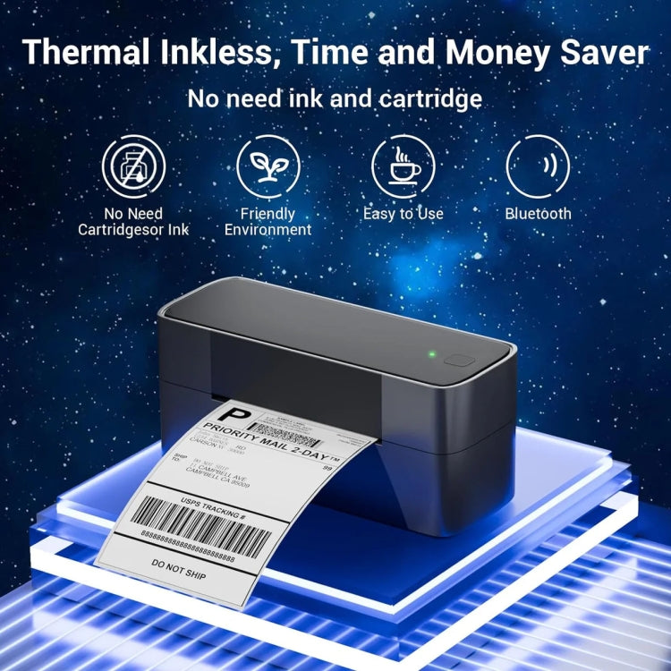Phomemo PM245-BT Bluetooth Shipping Label Printer Support Labels Width  1- 4.6 Inch(EU Plug) - free shipping - PMC TechLife - Order now!