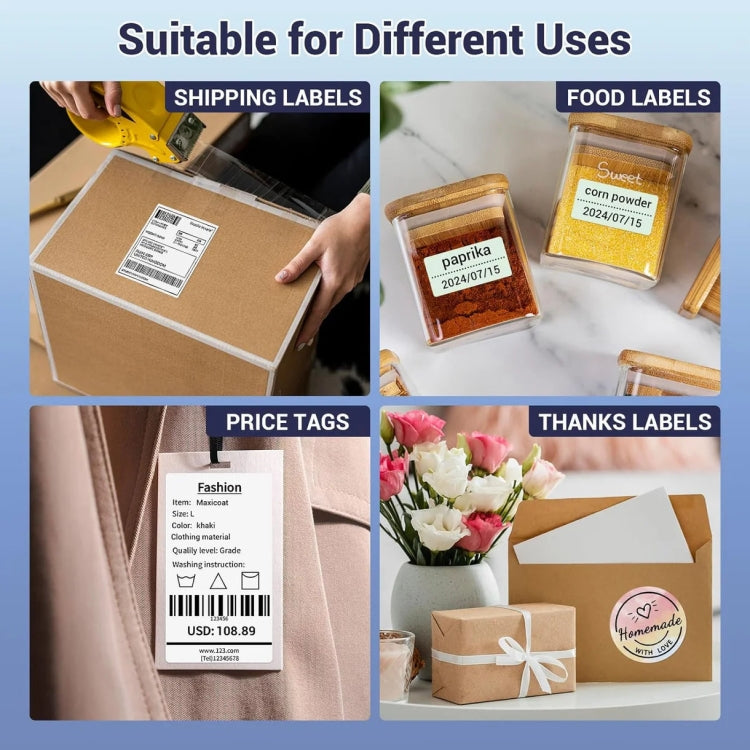 Phomemo PM245-BT Bluetooth Shipping Label Printer Support Labels Width  1- 4.6 Inch(EU Plug) - free shipping - PMC TechLife - Order now!