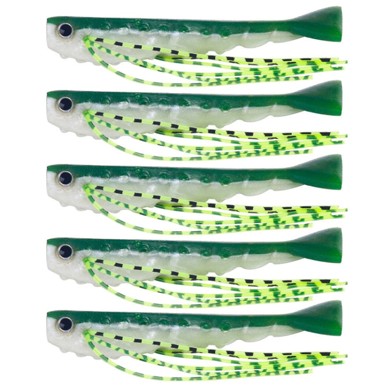 6.6cm 5pcs /Pack HENGJIA SO175 Two Color Split Fork Soft Bait Freshwater Fishing Salmon Lures(Color 1) - Fishing Lures by HENGJIA | Online Shopping South Africa | PMC TechLife | Buy Now Pay Later Mobicred
