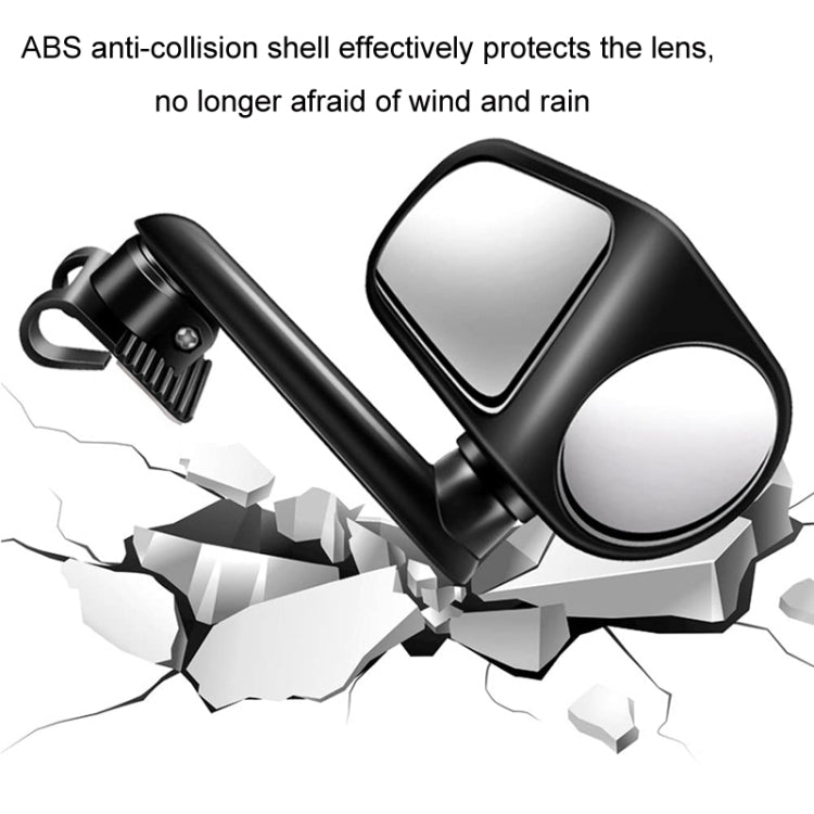 Car Auxiliary Mirror Multi-Function Wide-Angle Rear View Reversing Mirror(Black Right) - Convex Mirror & Accessories by PMC TechLife | Online Shopping South Africa | PMC TechLife | Buy Now Pay Later Mobicred