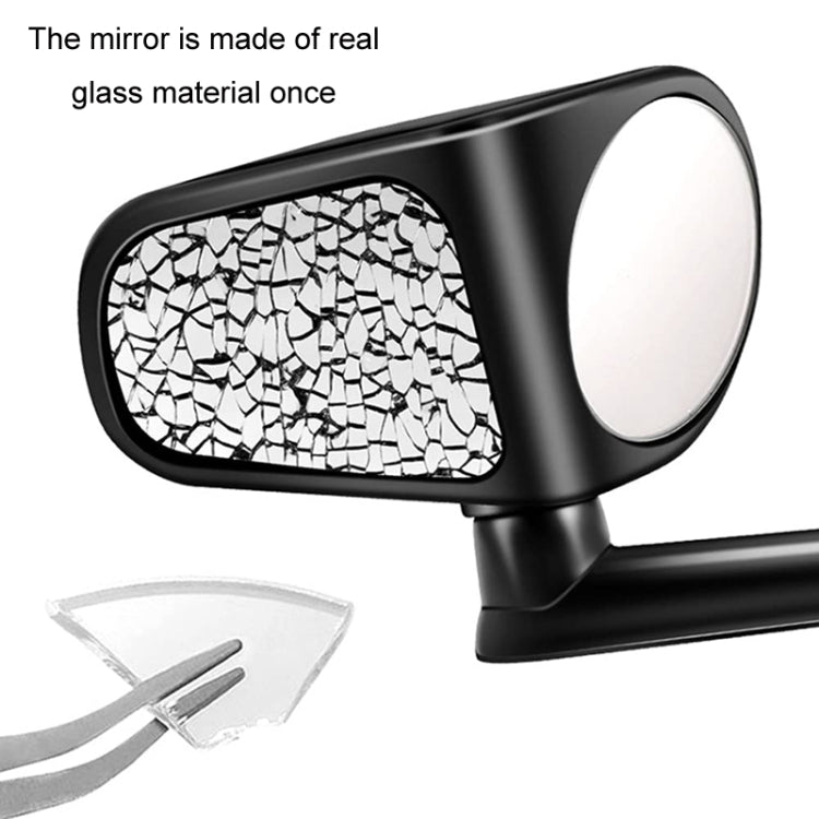 Car Auxiliary Mirror Multi-Function Wide-Angle Rear View Reversing Mirror(Black Left) - Convex Mirror & Accessories by PMC TechLife | Online Shopping South Africa | PMC TechLife | Buy Now Pay Later Mobicred