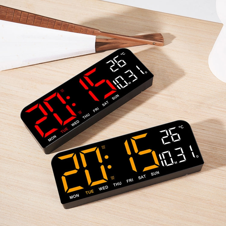 LED Screen Digital Display Desktop Alarm Clock Multifunctional Decoration Wall Clock(Green) - Alarm Clocks by PMc TechLife | Online Shopping South Africa | PMc TechLife | Buy Now Pay Later Mobicred