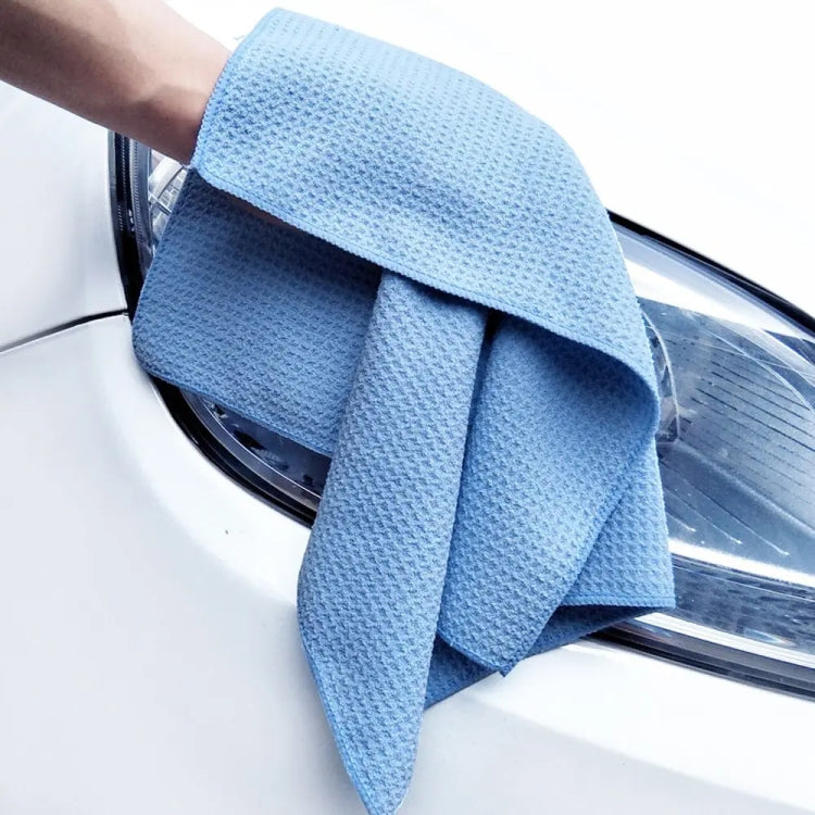 40x40cm Thickened Absorbent Honeycomb Mesh Car Wash Cleaning Towel(Sky Blue) - Car washing supplies by PMC TechLife | Online Shopping South Africa | PMC TechLife | Buy Now Pay Later Mobicred