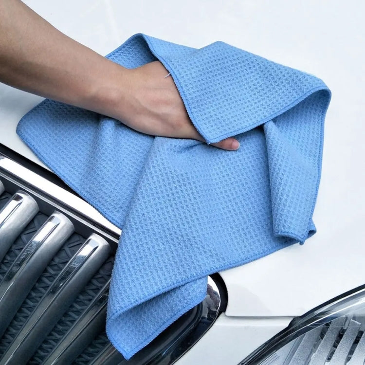 40x40cm Thickened Absorbent Honeycomb Mesh Car Wash Cleaning Towel(Sky Blue) - Car washing supplies by PMC TechLife | Online Shopping South Africa | PMC TechLife | Buy Now Pay Later Mobicred