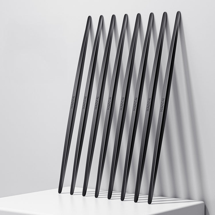 HAOCAI 40cm Car Door Anti-collision Strip Door Edge Bumper Protector, Color: 8pcs Black - Anti Collision Sticker by HAOCAI | Online Shopping South Africa | PMC TechLife | Buy Now Pay Later Mobicred