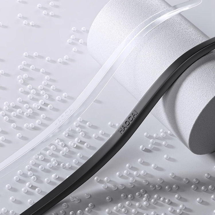 HAOCAI 40cm Car Door Anti-collision Strip Door Edge Bumper Protector, Color: 8pcs Black - Anti Collision Sticker by HAOCAI | Online Shopping South Africa | PMC TechLife | Buy Now Pay Later Mobicred