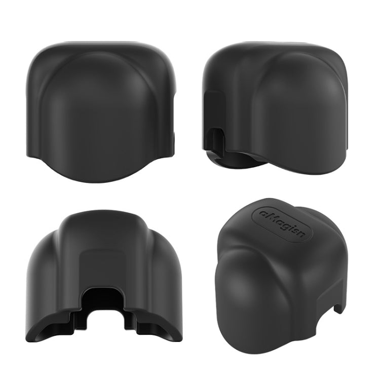 For Insta360 X4 AMagisn Silicone Protective Cover Body Case + Lens Cover Black - Case & Bags by aMagisn | Online Shopping South Africa | PMC TechLife | Buy Now Pay Later Mobicred