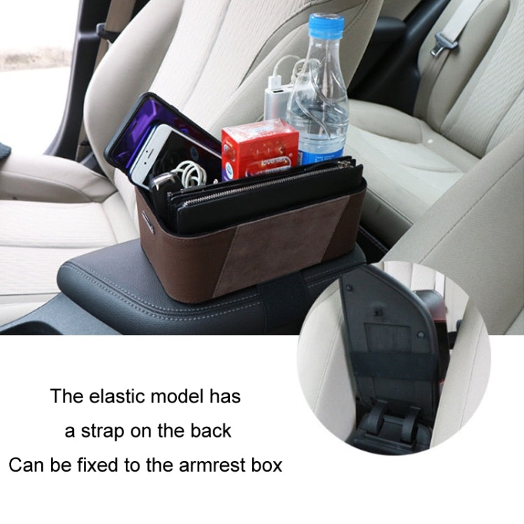 Car Multifunctional Dashboard Armrest Box Water Cup Storage Box, Color: Large Brown - free shipping - PMC TechLife - Order now!