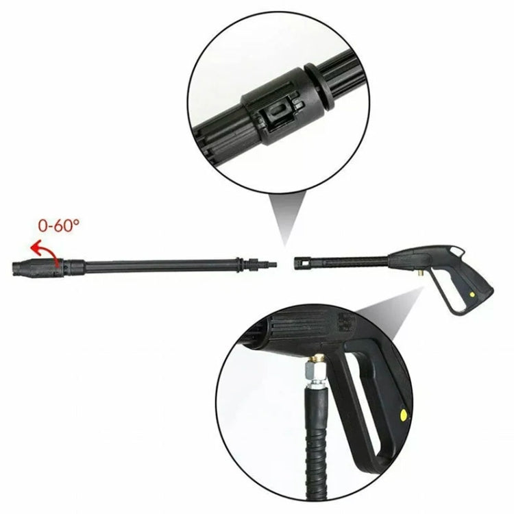 For Karcher K-Series / LAVOR Long Rod Universal Swivel Nozzle High Pressure Car Wash Sprayer Parts(No. 3) - free shipping - PMC TechLife - Order now!