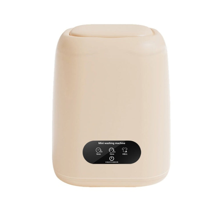 Small Household Portable Underwear Washing Machine, Size: US Plug(Milk Yellow) - free shipping - PMC TechLife - Order now!
