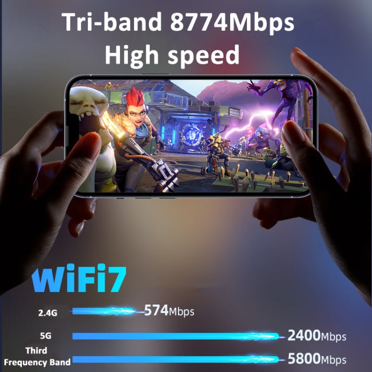 COMFAST BE200MAX 8774Mbps WiFi7 Network Card Bluetooth 5.4 Tri-Band PCIE WiFi Receiver - free shipping - PMC Jewellery - Order now!