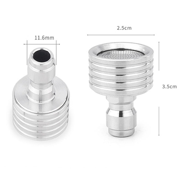 High-pressure Car Wash 1/4 Fast Insert Water Lance Stainless Steel Sprinkler Anti-splash, Specification: 0.5mm Hole - Car Washer & Accessories by PMC TechLife | Online Shopping South Africa | PMC TechLife | Buy Now Pay Later Mobicred