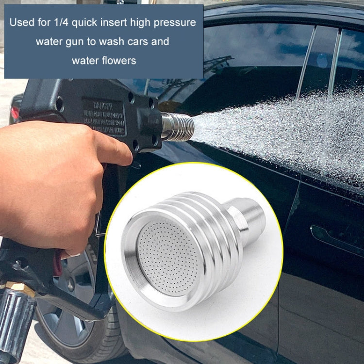 High-pressure Car Wash 1/4 Fast Insert Water Lance Stainless Steel Sprinkler Anti-splash, Specification: 0.4mm Hole - Car Washer & Accessories by PMC TechLife | Online Shopping South Africa | PMC TechLife | Buy Now Pay Later Mobicred