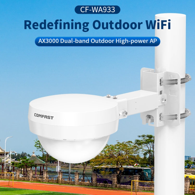 COMFAST WA933 Wi-Fi6  3000Mbps Outdoor Access Point Dual Band Waterproof Wireless Router Support VLAN(UK Plug) - free shipping - PMc TechLife - Order now!