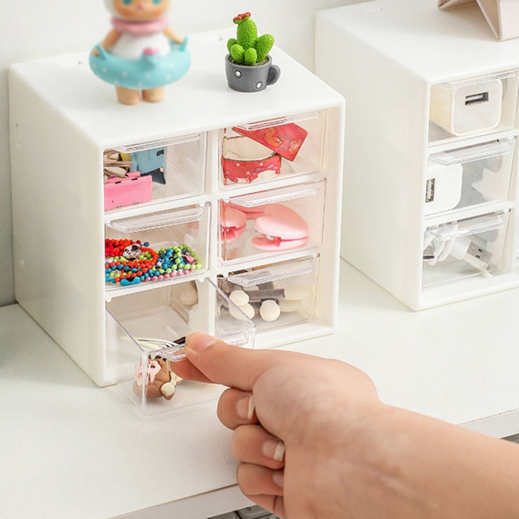 Transparent Desktop Small Objects Compartment Drawer Organizer Hair Accessories Storage Case, Color: 9 Grids Pink - free shipping - PMc TechLife - Order now!