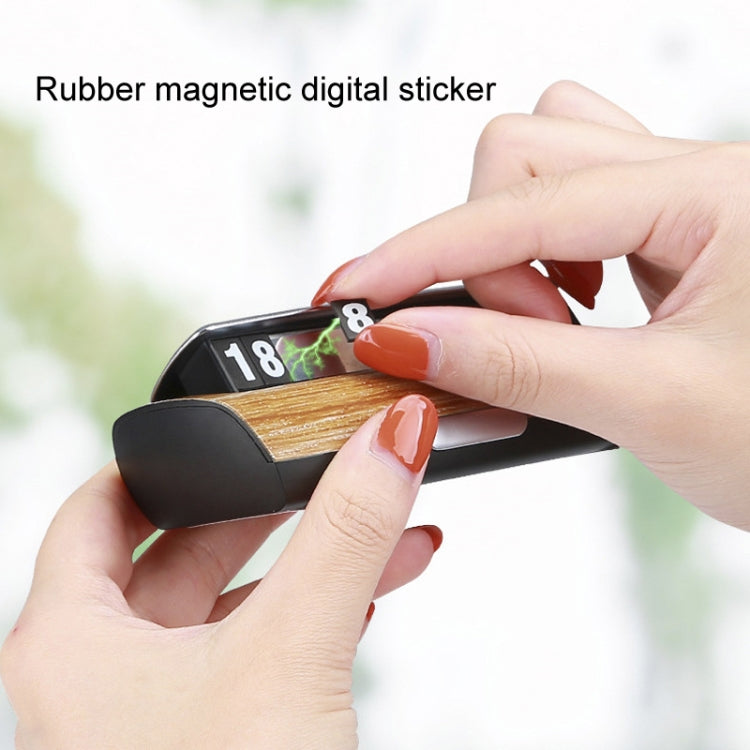 Hidden Luminous Temporary Parking Sign With Car Number, Color: Imitation Stone Pattern - Parking Card by PMC TechLife | Online Shopping South Africa | PMC TechLife | Buy Now Pay Later Mobicred