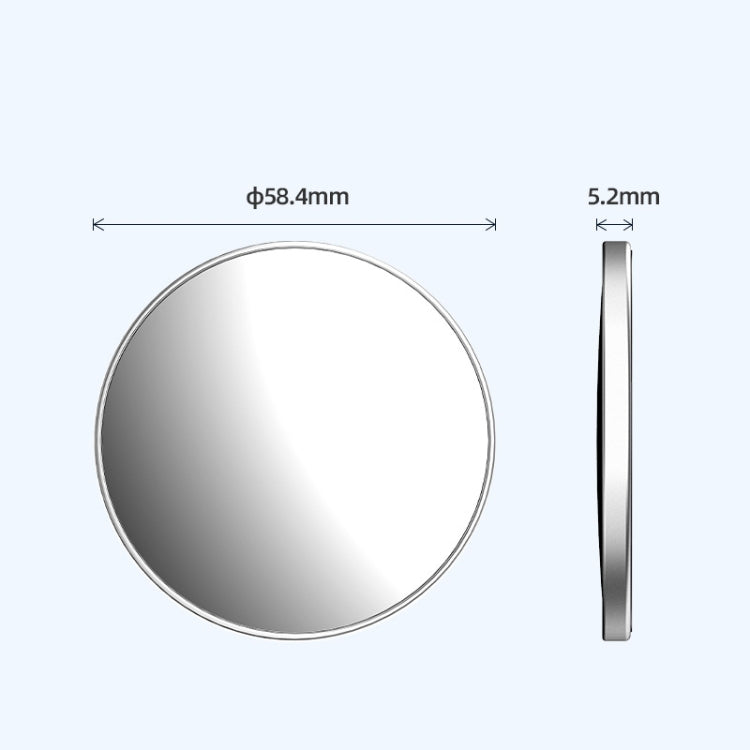 Mobile Phone Rear Camera Magnetic Selfie Mirror HD Reflective Phone Reference Mirror(Silver) - Others Accessories by PMC TechLife | Online Shopping South Africa | PMC TechLife