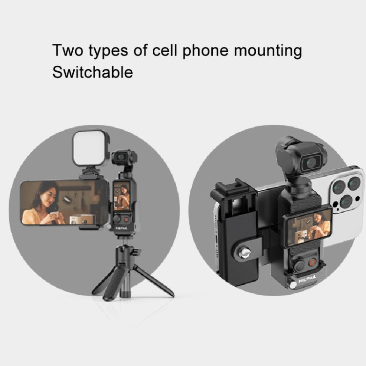 For DJI OSMO Pocket 3 HEPAIL Extended Phone Holder Adapter Protection Bezel - Case & Bags by HEPAIL | Online Shopping South Africa | PMC TechLife | Buy Now Pay Later Mobicred