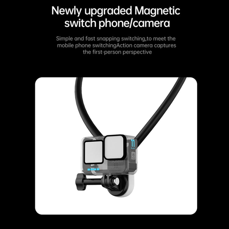 Magnetic Hanging Neck Holder For Mobile Phones/Action Cameras(Star Light Color) - DJI Mount & Holder by PMC TechLife | Online Shopping South Africa | PMC TechLife | Buy Now Pay Later Mobicred