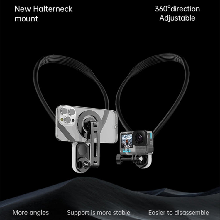 Magnetic Hanging Neck Holder For Mobile Phones/Action Cameras(Star Light Color) - DJI Mount & Holder by PMC TechLife | Online Shopping South Africa | PMC TechLife | Buy Now Pay Later Mobicred