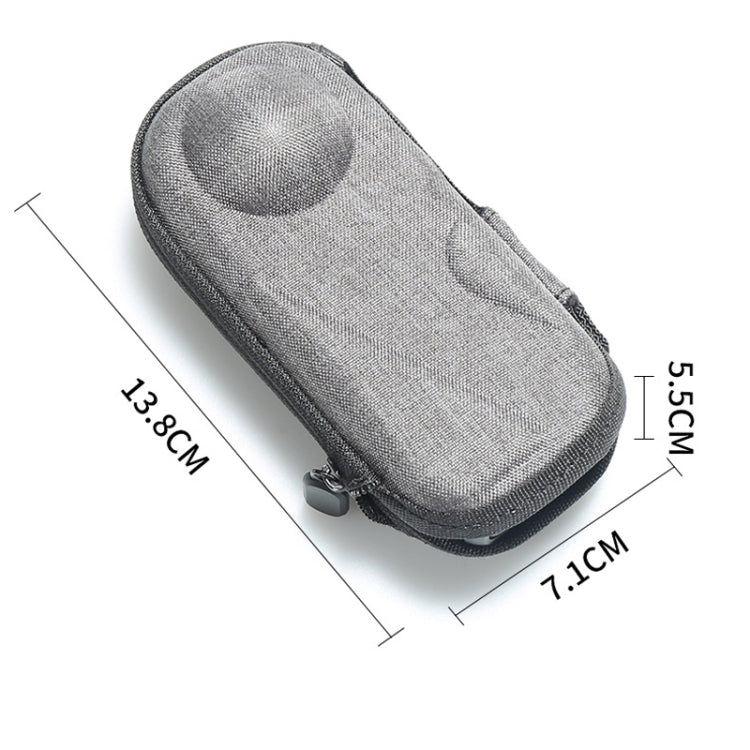 For Insta360 X4 Mini Storage Bag Lightweight Waterproof Body Box(Light Gray) - Case & Bags by PMC TechLife | Online Shopping South Africa | PMC TechLife