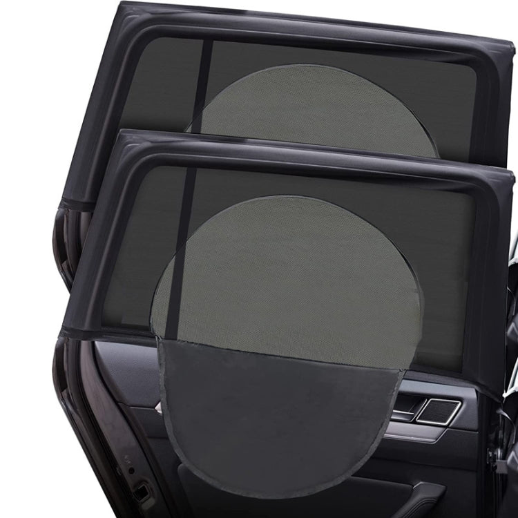 Car Sun Protection Anti-mosquito Window Zipper Sunshade(Rear Window (Left+Right)) - Window Foils & Solar Protection by PMC TechLife | Online Shopping South Africa | PMC TechLife | Buy Now Pay Later Mobicred
