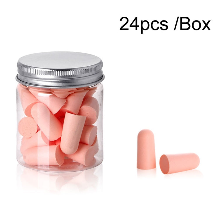 24pcs /Box Memory Foam Earplugs Student Dormitory Sleeping Noise Reduction Soundproof Earplugs(Pink) - free shipping - PMC TechLife - Order now!
