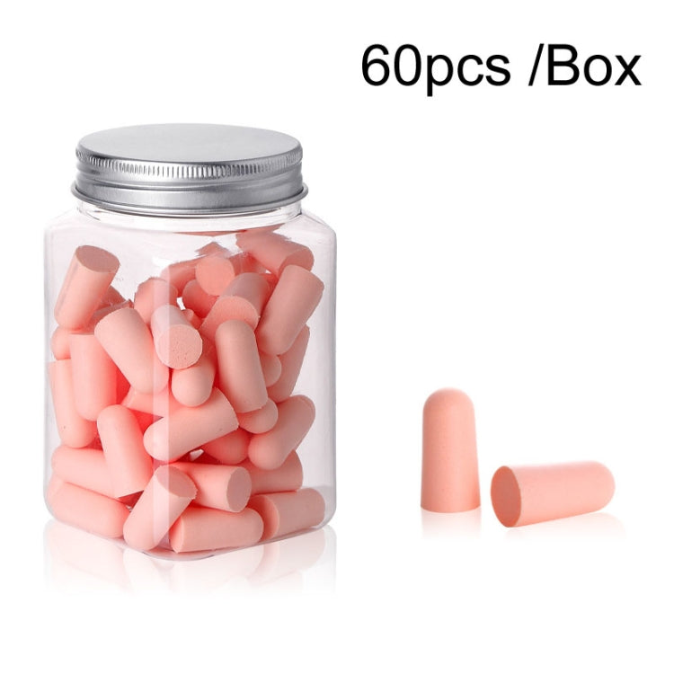 60pcs /Box Memory Foam Earplugs Student Dormitory Sleeping Noise Reduction Soundproof Earplugs(Pink) - free shipping - PMC TechLife - Order now!