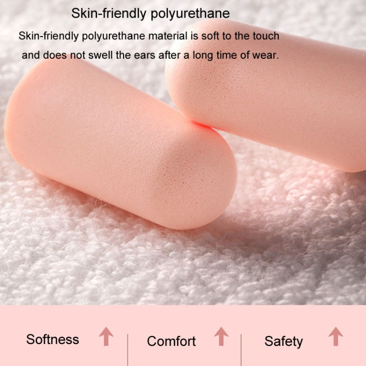 60pcs /Box Memory Foam Earplugs Student Dormitory Sleeping Noise Reduction Soundproof Earplugs(Pink) - free shipping - PMC TechLife - Order now!