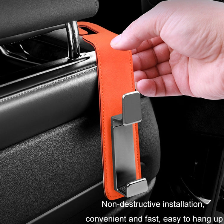 Car Multifunctional Hidden Hook Seat Back Storage Hook(Orange) - Auto Fastener & Clips by PMC TechLife | Online Shopping South Africa | PMC TechLife | Buy Now Pay Later Mobicred