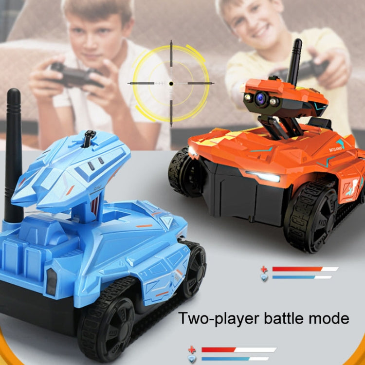 Tank Car Toys 720P HD Camera RC Car With Real-time Surveillance With Remote Controller(Orange) - free shipping - PMC TechLife - Order now!