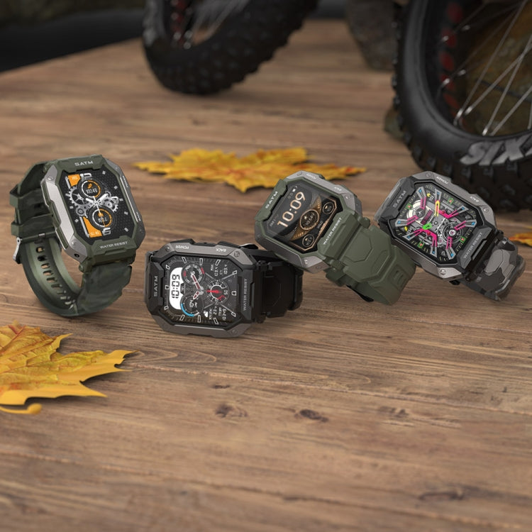 C20Plus 1.81-inch Health Monitoring Waterproof Bluetooth Call Smart Watch, Color: Camouflage Green - Smart Watches by PMC TechLife | Online Shopping South Africa | PMC TechLife | Buy Now Pay Later Mobicred