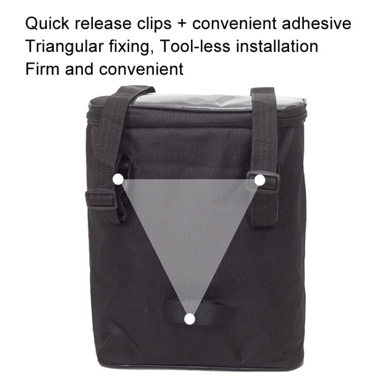 Electric Bike Riding Hanging Bag Large Capacity Waterproof Bicycle Front Hanging Bag(Pink) - Bicycle Bags by PMC TechLife | Online Shopping South Africa | PMC TechLife | Buy Now Pay Later Mobicred