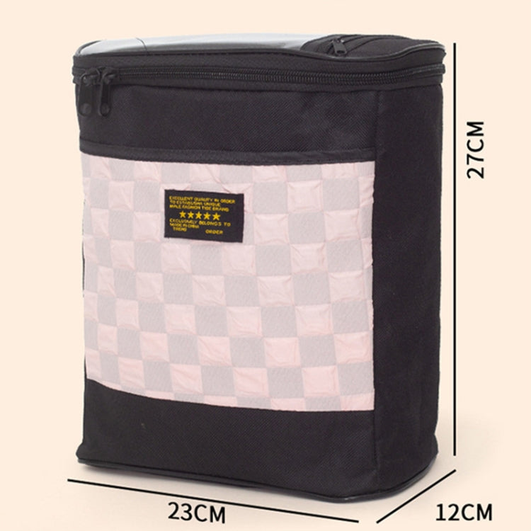 Electric Bike Riding Hanging Bag Large Capacity Waterproof Bicycle Front Hanging Bag(Pink) - Bicycle Bags by PMC TechLife | Online Shopping South Africa | PMC TechLife | Buy Now Pay Later Mobicred