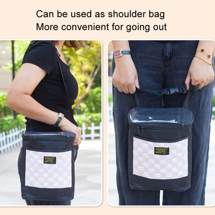 Electric Bike Riding Hanging Bag Large Capacity Waterproof Bicycle Front Hanging Bag(Pink) - Bicycle Bags by PMC TechLife | Online Shopping South Africa | PMC TechLife | Buy Now Pay Later Mobicred