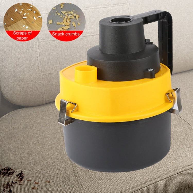 Vehicle Vacuum Cleaner For Wet And Dry Use Large Round Tub Car Cleaning Tool, Style: 12V Car Model - Vacuum Cleaner by PMC TechLife | Online Shopping South Africa | PMC TechLife | Buy Now Pay Later Mobicred