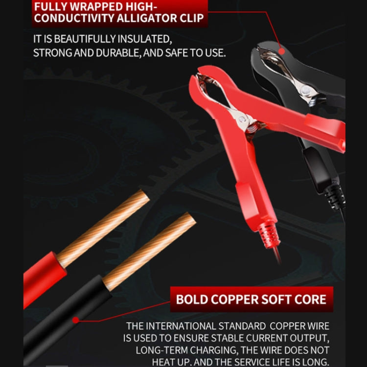 RJtianye 6V/12V ASE Adapter Cable Car Motorcycle Lawn Mower Battery Charger(US Plug) - Battery Charger by RJtianye | Online Shopping South Africa | PMC TechLife | Buy Now Pay Later Mobicred