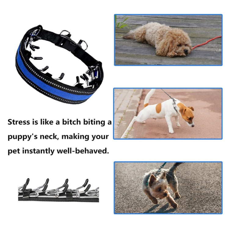 Pet Training Stimulating Chain Collar Anti-Burst Punch Dog Corral, Size: XL(Grass Green) - Collars by PMC TechLife | Online Shopping South Africa | PMC TechLife | Buy Now Pay Later Mobicred